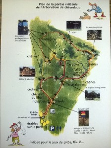 carte de l'Arboretum