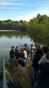 L'étang du Manet à côté de la prairie